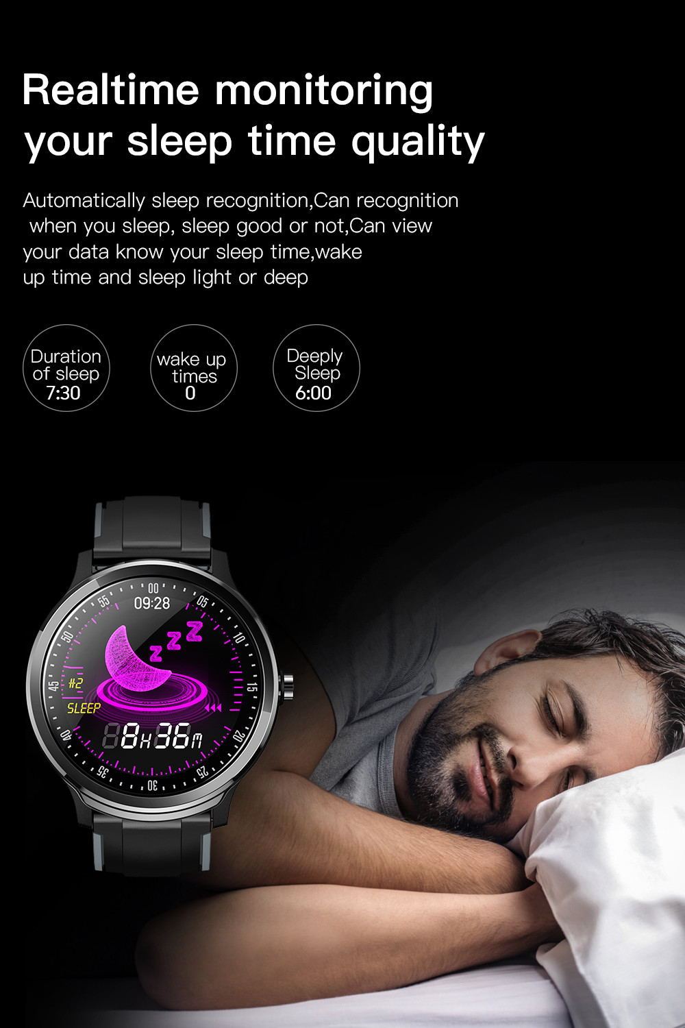 Smart Watch Fitness SN80