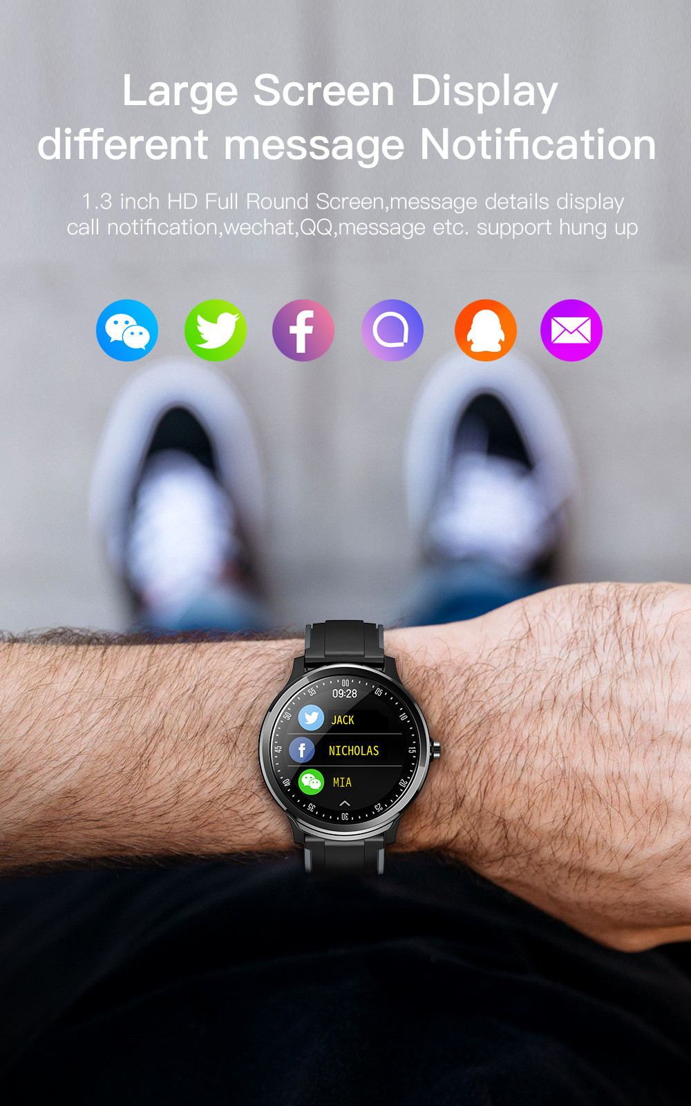 Smart Watch Fitness SN80